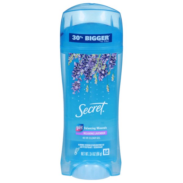 Save on Secret Women's Antiperspirant Deodorant Relaxing Lavender Clear