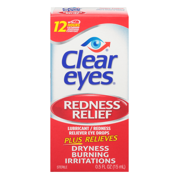 Save on Clear Eyes Redness Relief Eye Drops Redness Reliever Lubricant