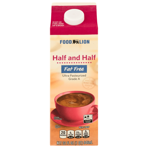 Save on Food Lion Fat Free Half & Half Order Online Delivery Food Lion