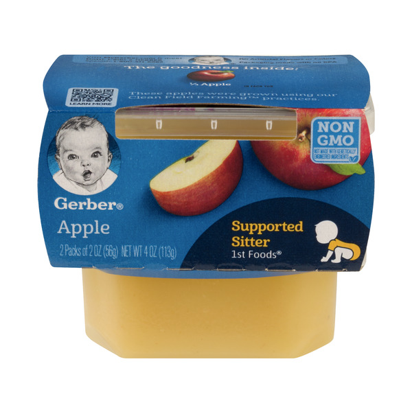 Save on Gerber 1st Foods Apples 2 ct Order Online