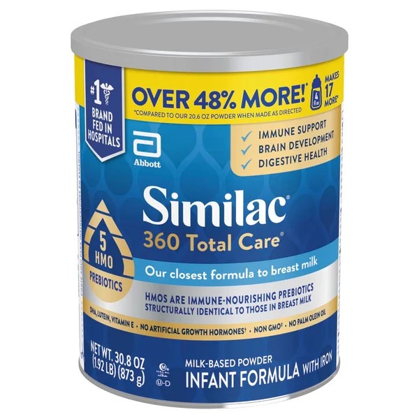 Save on Similac 360 Total Care MilkBased Infant Formula with Iron