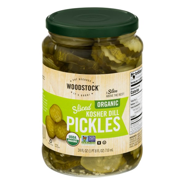 Save on Woodstock Kosher Dill Pickles Sliced Organic Order Online