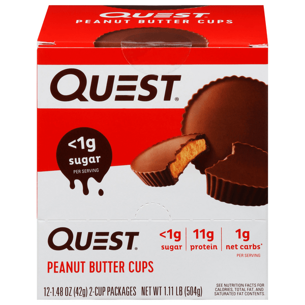 Save on Quest Peanut Butter Cups 11g Protein Low Carb Keto 12 ct