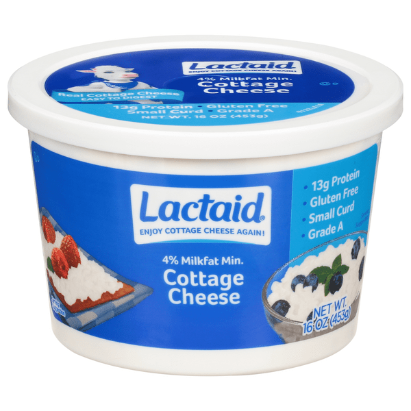 Save on Lactaid Cottage Cheese Small Curd 4 Milkfat Gluten Free Order