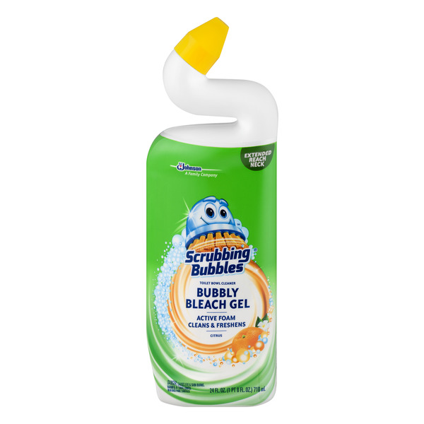 Save on Scrubbing Bubbles Toilet Bowl Cleaner Bubbly Bleach Gel Citrus