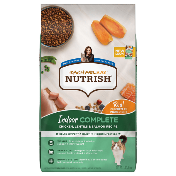 Save on Rachael Ray Nutrish Indoor Complete Dry Cat Food Chicken Lentil