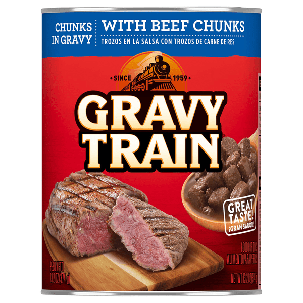 Save on Gravy Train Wet Dog Food Chunks in Gravy Beef Order Online Delivery Food Lion