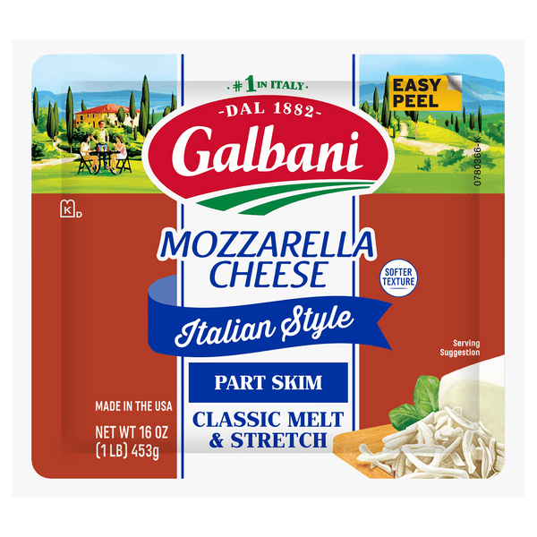 Save on Galbani Mozzarella Cheese Part Skim Italian Style Order Online