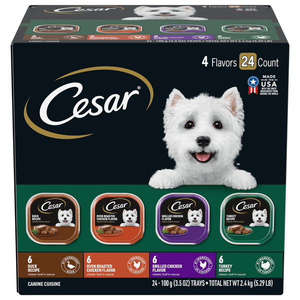 Save on CESAR Classic Loaf in Sauce Poultry Variety Pack Adult Wet Dog