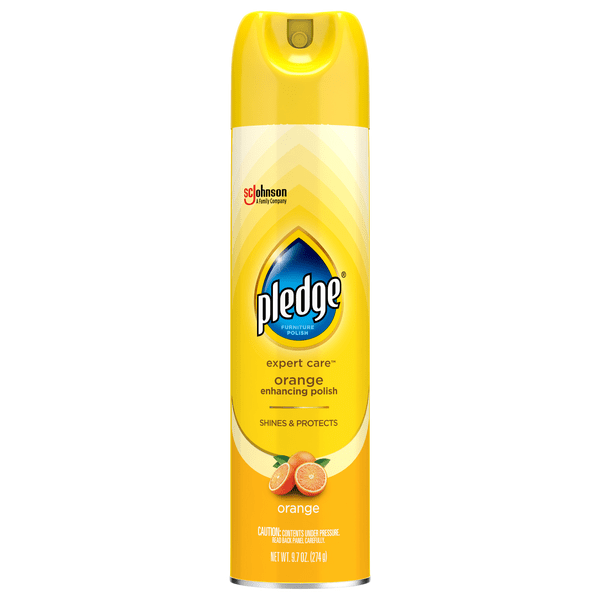 Save on Pledge Orange Furniture Polish Aerosol Spray Order Online