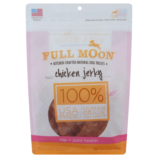Save on Full Moon Dog Treats Chicken Jerky Hip + Joint Health Order