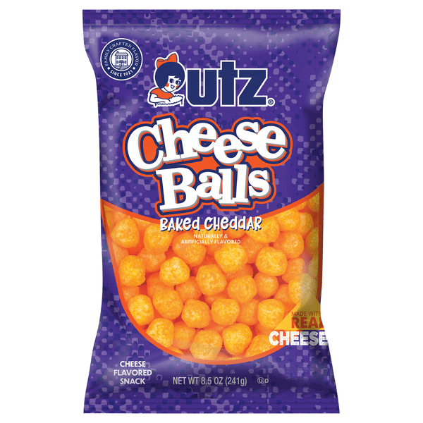 Save on Utz Cheese Balls Baked Cheddar Gluten Free Order Online