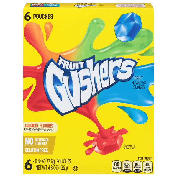 Save on Fruit Gushers Flavored Fruit Snacks Tropical 6 ct Order