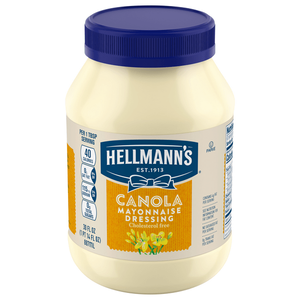 Save on Hellmann's Mayonnaise Dressing Canola Cholesterol Free Order