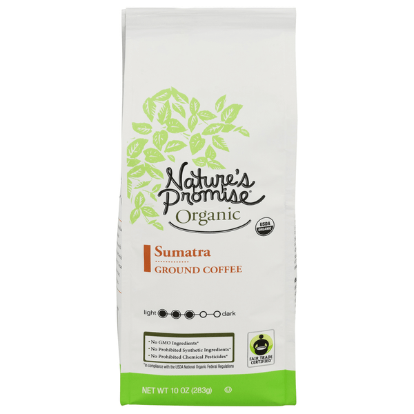 Save on Nature's Promise Organic Sumatra Medium Roast Ground Coffee Order Online Delivery Stop
