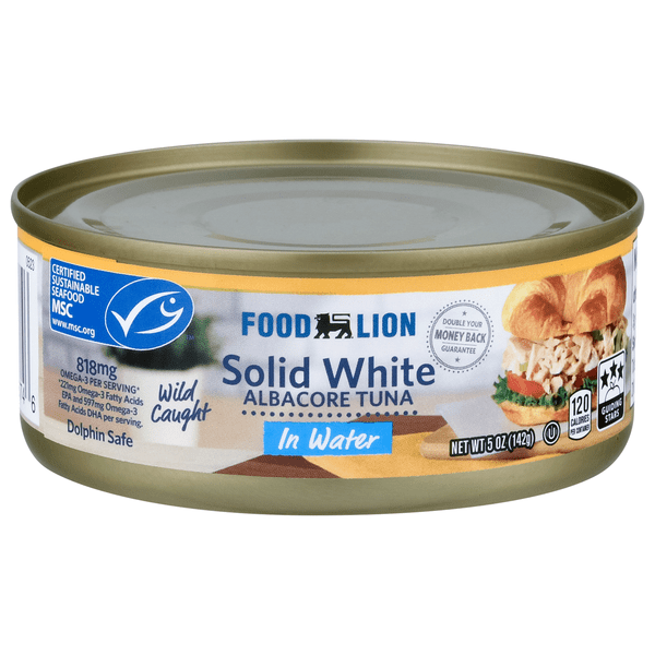 Save on Food Lion Solid White Albacore Tuna in Water Order Online