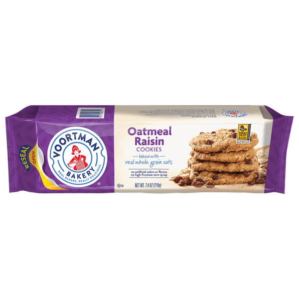 Save on Voortman Bakery Oatmeal Raisin Cookies Order Online Delivery