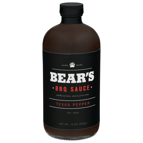 Save on Bear's BBQ Sauce Texas Pepper Order Online Delivery Stop & Shop