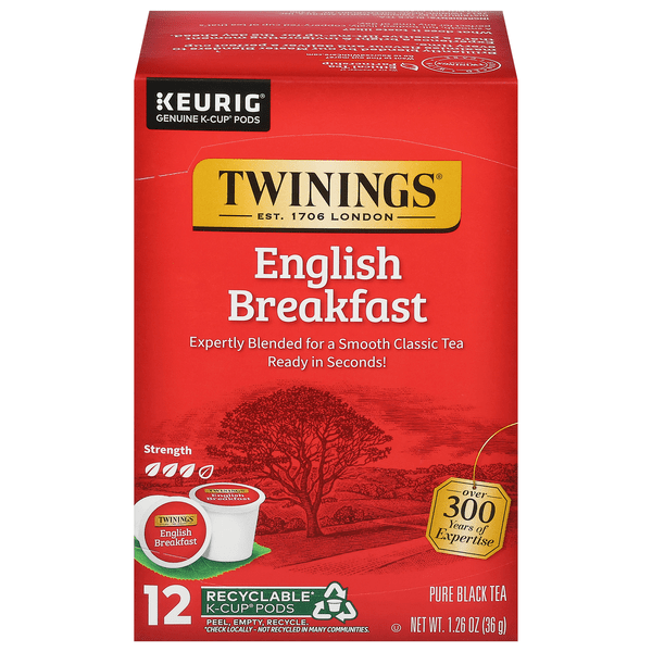 Save on Twinings English Breakfast Black Tea KCup Pods Order Online