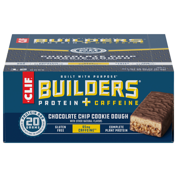Save on Clif Builders Protein Bar Chocolate Chip Cookie Dough 12 ct