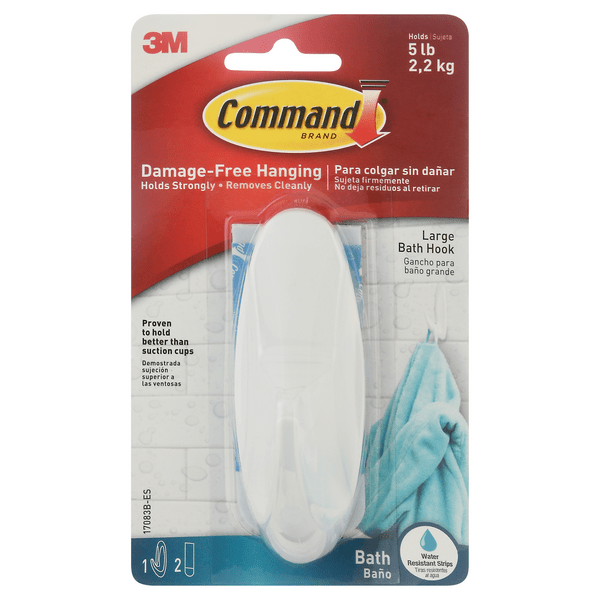 Save on Command Large Bath Hook Order Online Delivery Giant