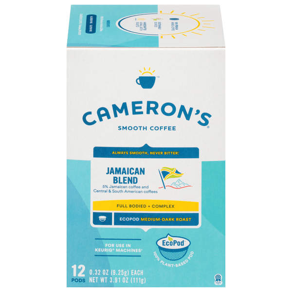 Save on Cameron's EcoPods Jamaica Blend Coffee Medium Dark Roast Order