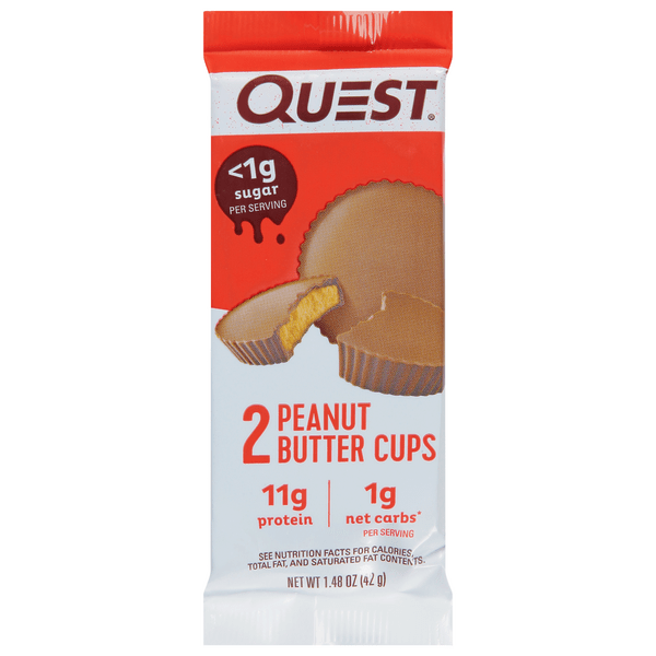 Save on Quest Peanut Butter Cups 11g Protein Low Carb Keto 2 ct Order