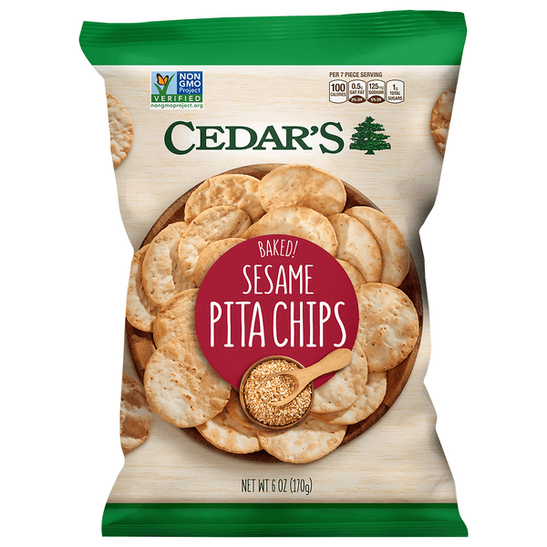 Save on Cedar's Pita Chips Sesame Order Online Delivery Stop & Shop