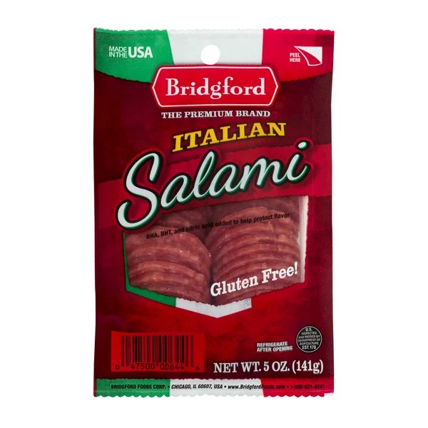 Save on Bridgford Salami Italian Sliced Order Online Delivery MARTIN'S