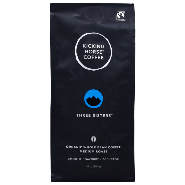 Save on Kicking Horse Organic Three Sisters Medium Roast Whole Bean