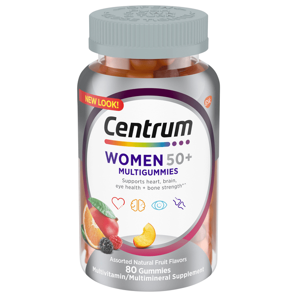 Save on Centrum Women 50+ Multigummies Assorted Fruit Flavors Order