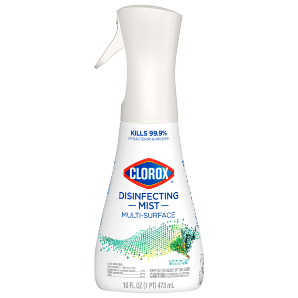 Save on Clorox Disinfecting Mist MultiSurface Eucalyptus Peppermint Trigger Spray Order Online
