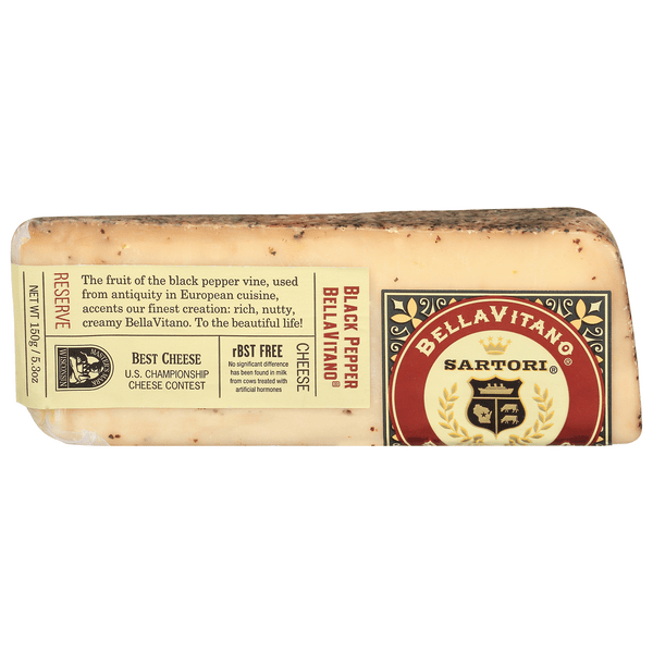 Save on Sartori Cheese Black Pepper BellaVitano Order Online Delivery
