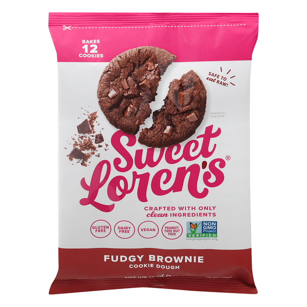 Save on Sweet Loren's Fudgy Brownie Cookie Dough Gluten Nut & Dairy