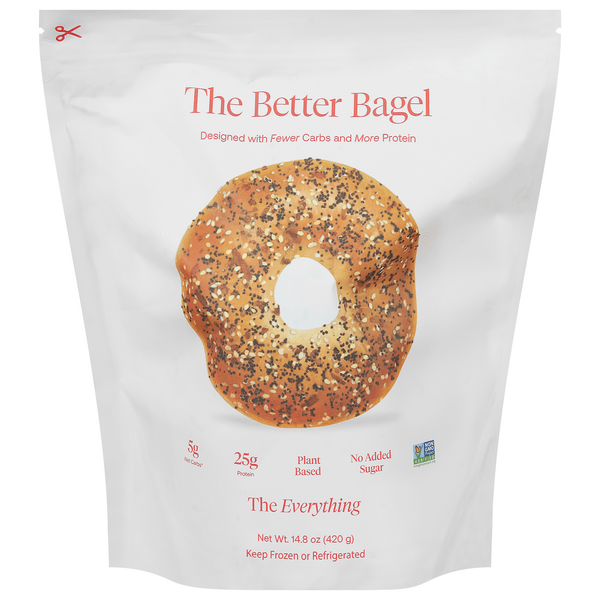 Save on BetterBrand The Better Bagel Everything PlantBased 4 ct