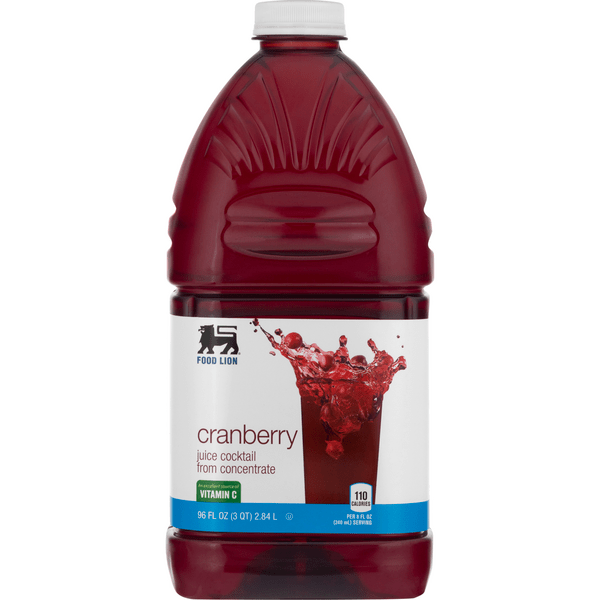 Save on Food Lion Juice Cocktail from Concentrate Cranberry Order