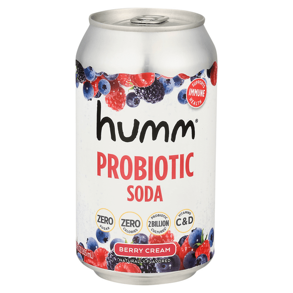 Save on Humm Berry Cream Probiotic Soda Order Online Delivery MARTIN'S