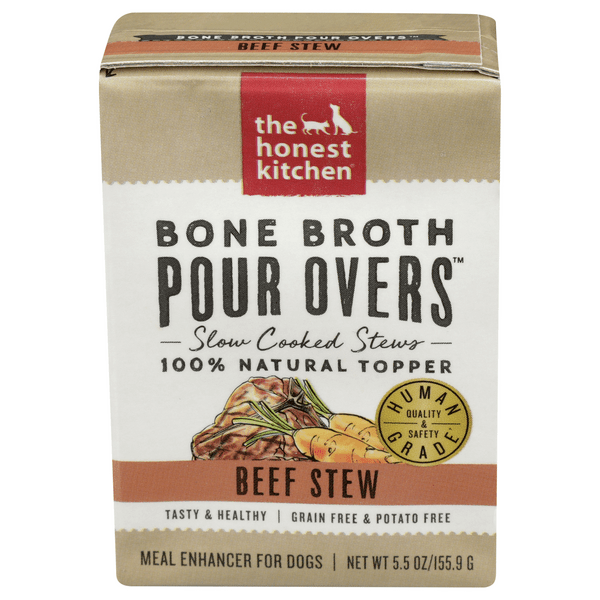 Save on The Honest Kitchen Bone Broth Pour Overs Toppers for Dogs Beef