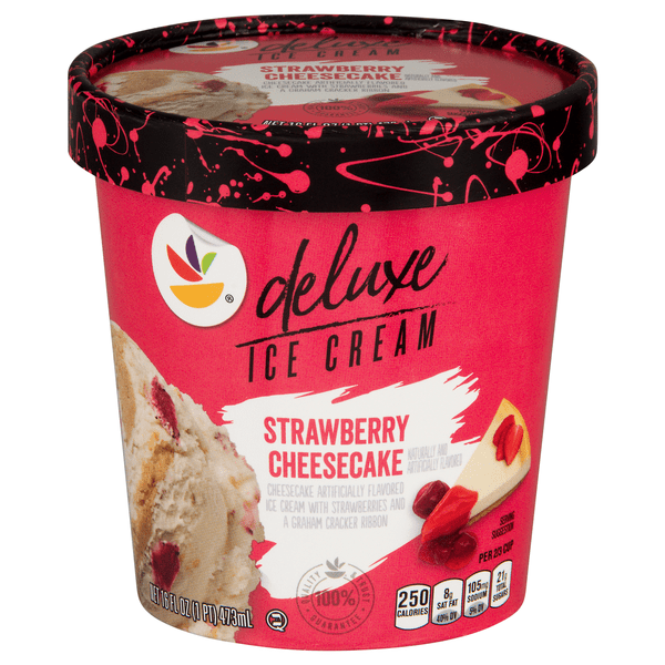Save on Giant Deluxe Strawberry Cheesecake Ice Cream Order Online