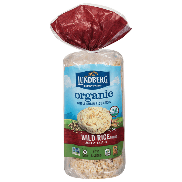 Save on Lundberg Rice Cakes Wild Rice Lightly Salted Organic Order