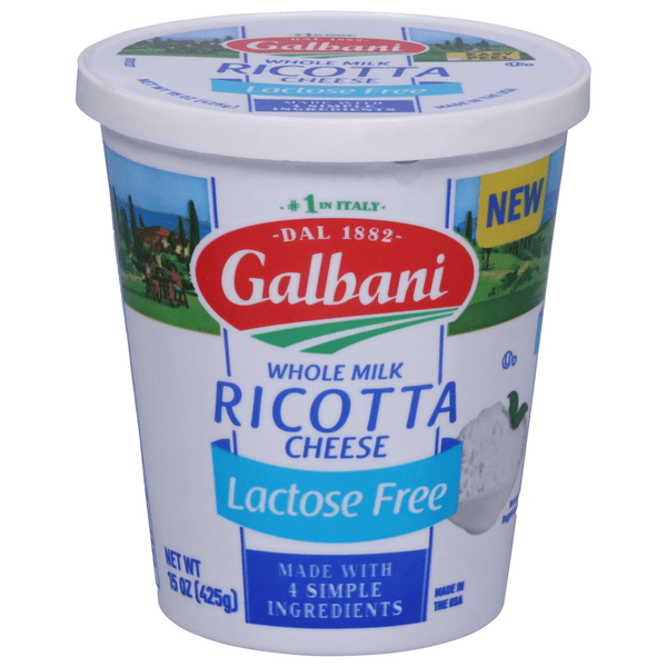 Save on Galbani Lactose Free Whole Milk Ricotta Cheese Order Online