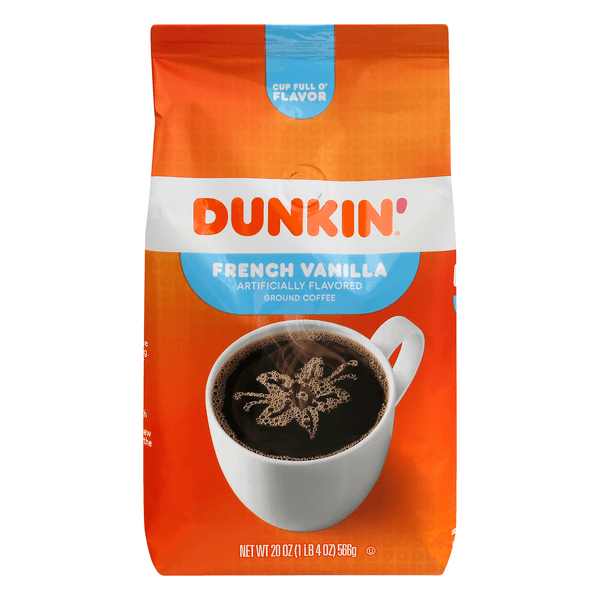 Save on Dunkin' French Vanilla Coffee (Ground) Order Online Delivery
