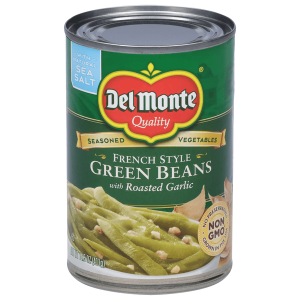 Save on Del Monte French Style Green Beans with Roasted Garlic Order