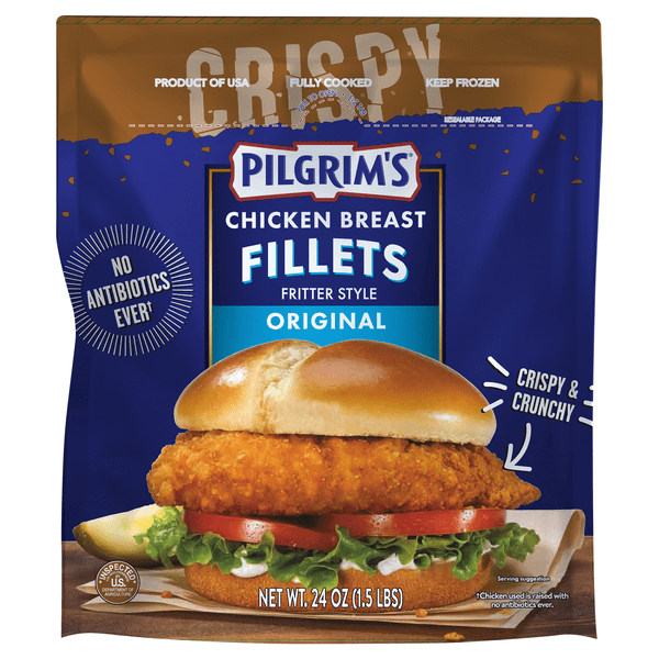 Save on Pilgrim's Crispy Chicken Breast Fillets Fritter Style Original