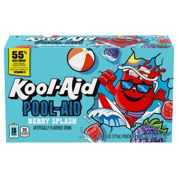 Save on KoolAid PoolAid Pouches Berry Splash Drinks 10 pk Order