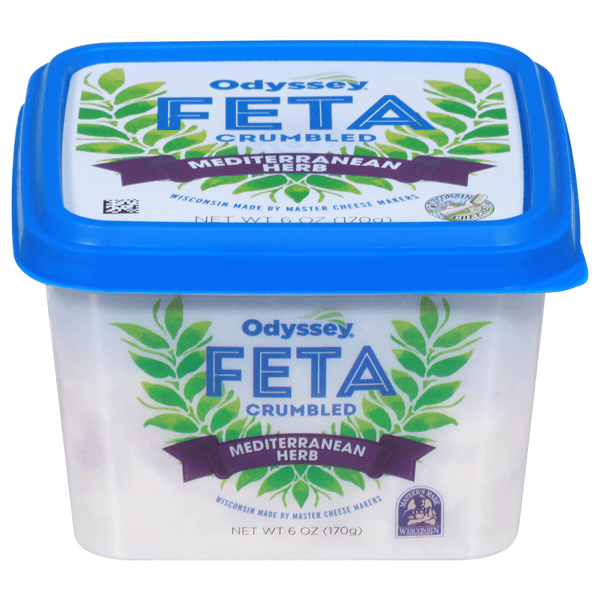 Save on Odyssey Feta Cheese Mediterranean Herb Crumbled Order Online