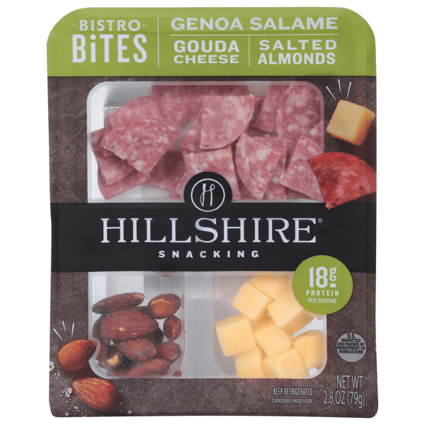 Save on Hillshire Snacking Bistro Bites Genoa Salame Gouda Cheese