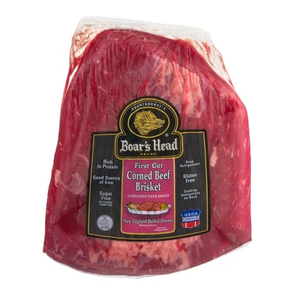 Save on Boar's Head USDA Choice Corned Beef Brisket First Cut Fresh