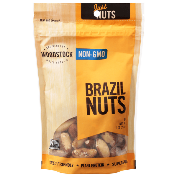 Save on Woodstock Just Nuts Brazil Nuts Order Online Delivery Stop & Shop