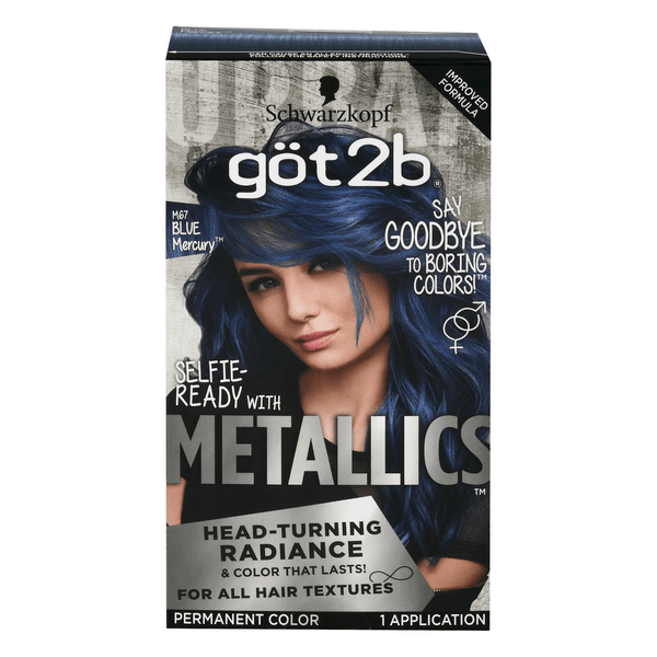 Save on Schwarzkopf Got2b Metallics Permanent Color Blue Mercury M67
